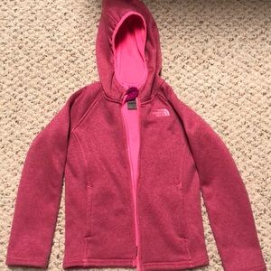 Girls North Face hoodie
